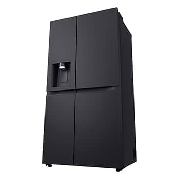 LG 623L Side by Side Fridge with Smart Inverter Compressor™ in Essence Black Steel, GS-L6104EV