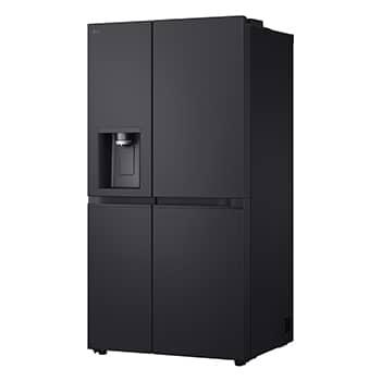 LG 623L Side by Side Fridge with Smart Inverter Compressor™ in Essence Black Steel, GS-L6104EV