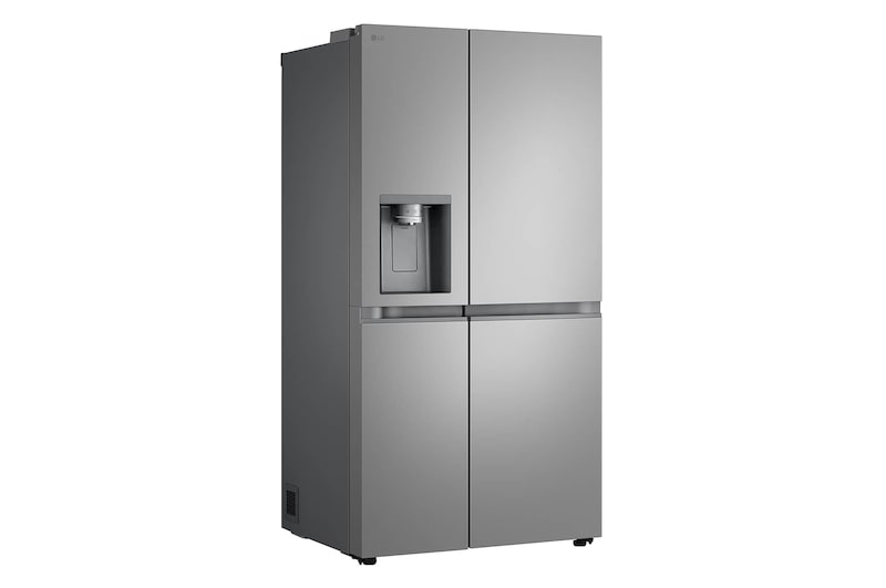 LG 628L Side by Side Fridge with Smart Inverter Compressor™ in Prime Silver, GS-L6104PY