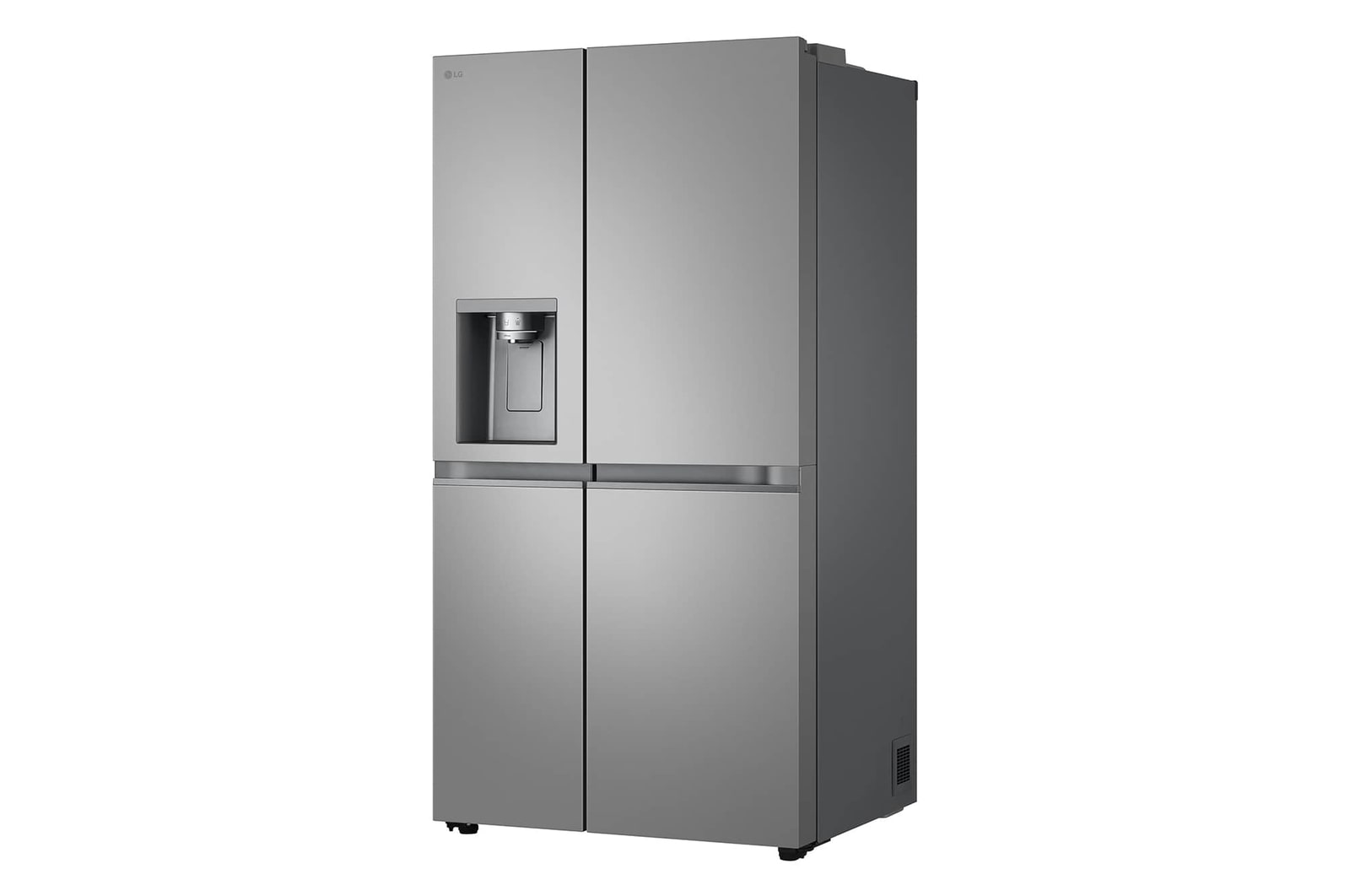 LG 628L Side by Side Fridge with Smart Inverter Compressor™ in Prime Silver, GS-L6104PY