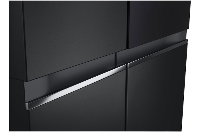 LG 647L InstaView® Refrigerator in Essence Matte Black, GS-V6473EP