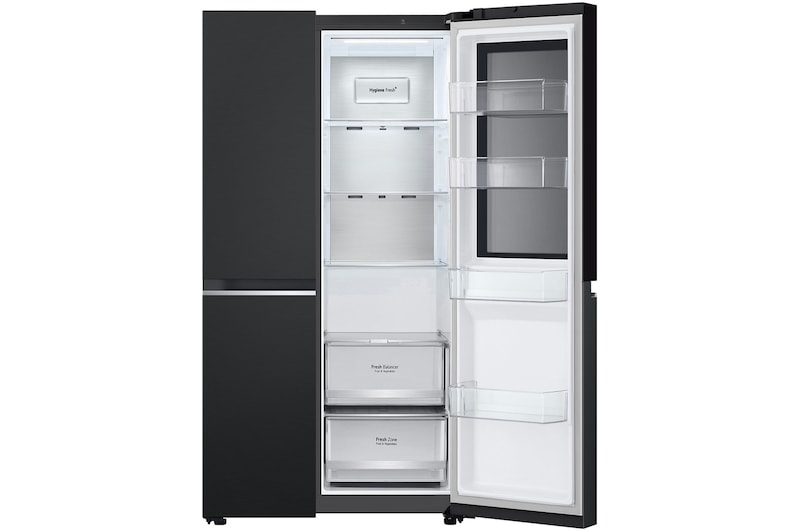 LG 647L InstaView® Refrigerator in Essence Matte Black, GS-V6473EP