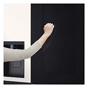 LG 628L InstaView® Door-in-Door® Side by Side Fridge in Beige, GS-X6104BE