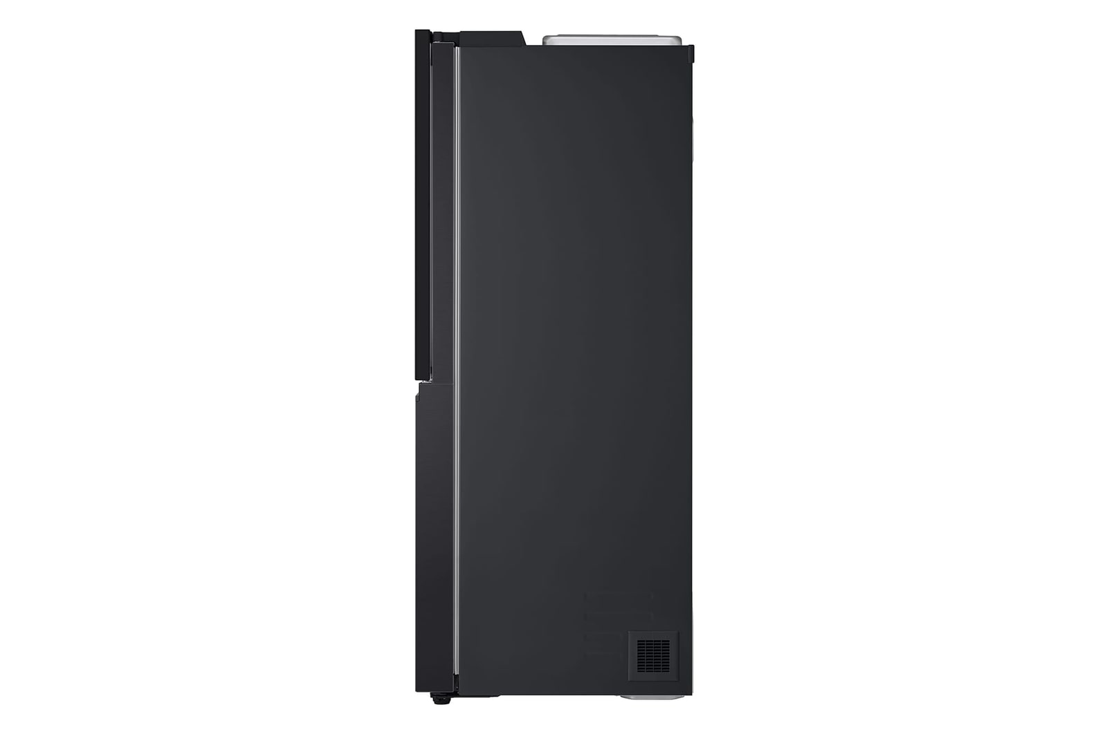 LG 628L InstaView® Door-in-Door® Side by Side Fridge in Essence Black Steel, GS-X6104EV