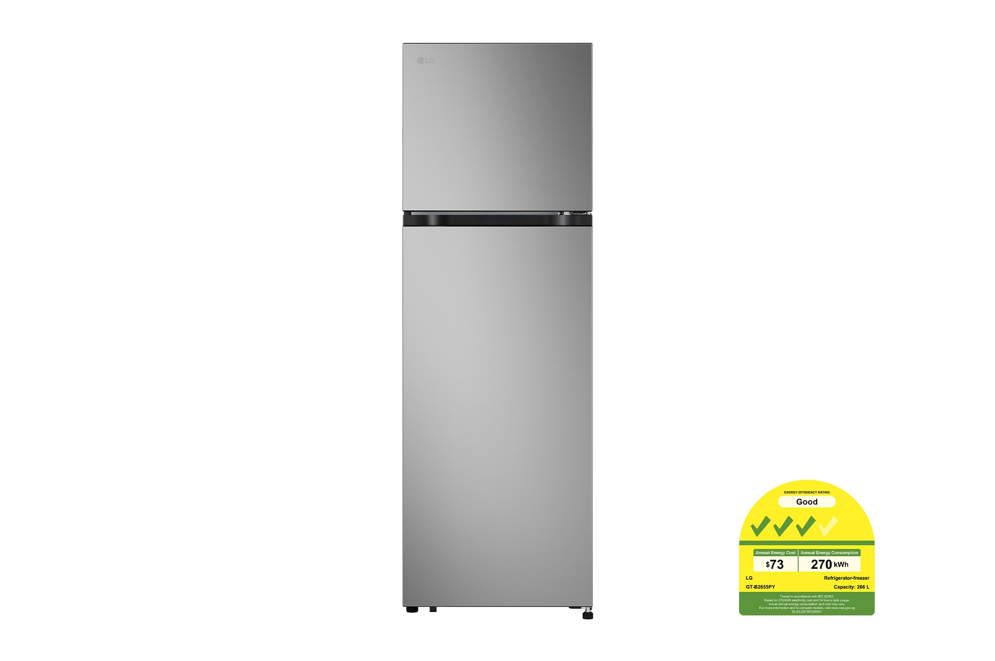 266L Top Freezer in Prime Silver | LG SG | LG SG