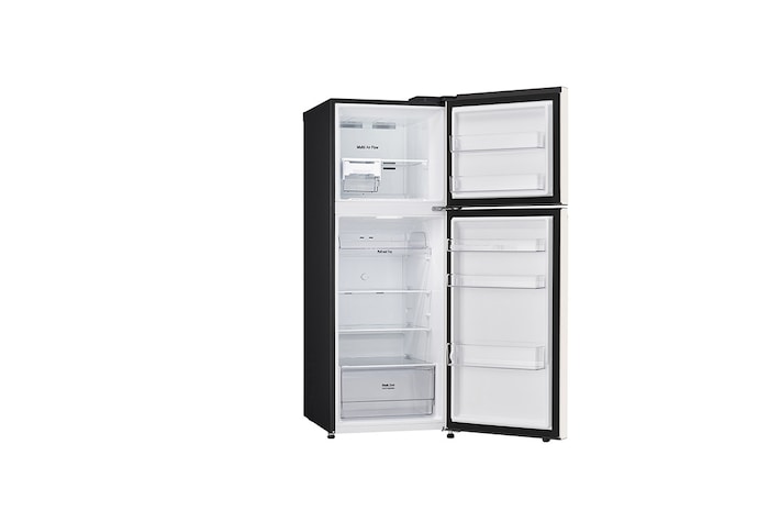 Side view door open without food