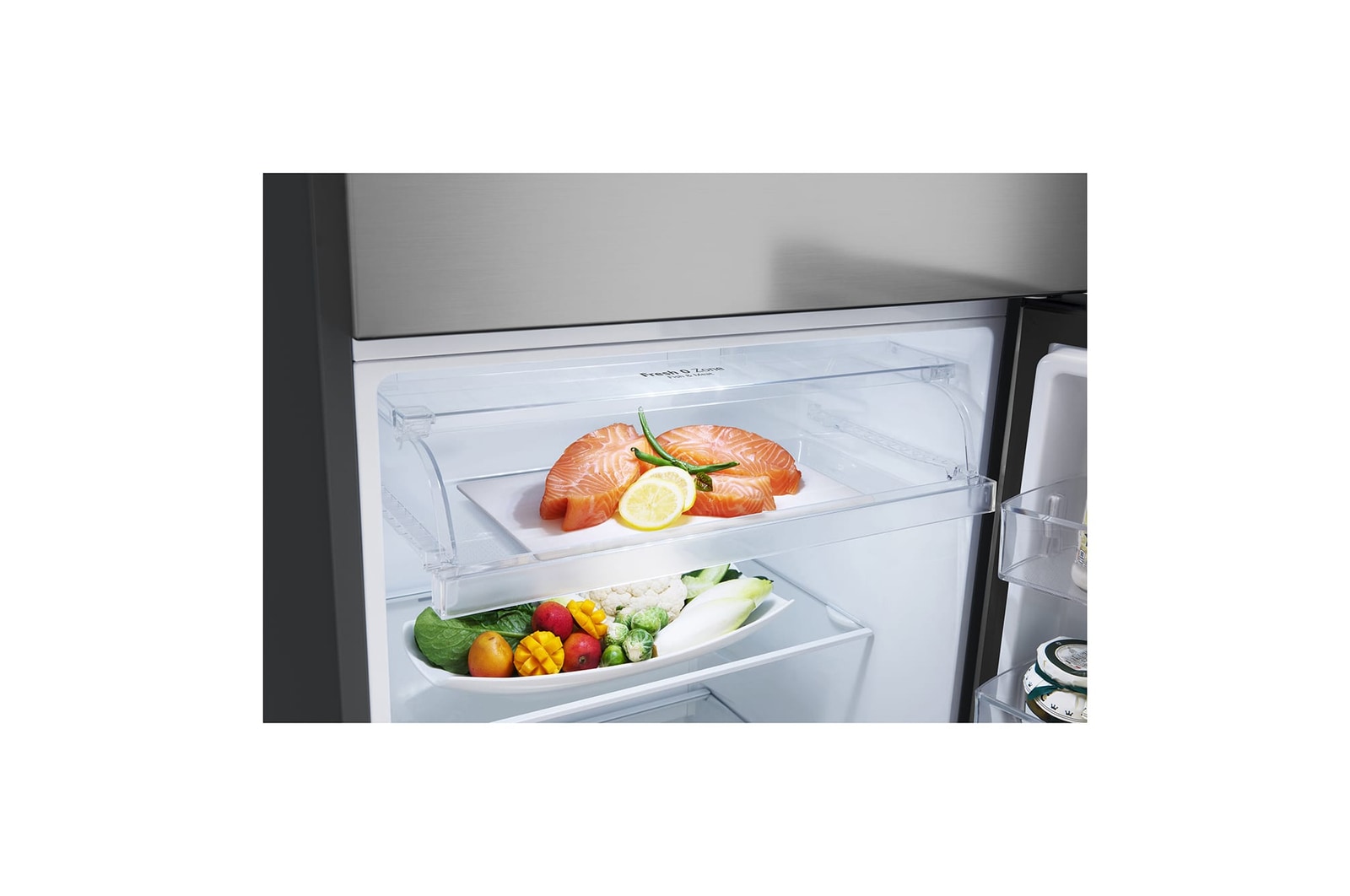 LG 335L Top Freezer Refrigerator with Smart Inverter Compressor™ in Prime Silver, GT-B3303PY