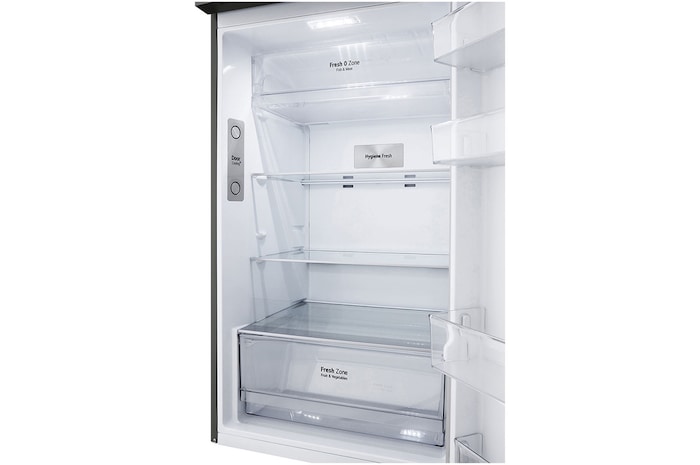 LG 375L Top Freezer Refrigerator with Smart Inverter Compressor™ in Platinum silver, GT-B3723PY