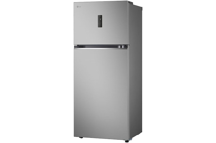 LG 375L Top Freezer Refrigerator with Smart Inverter Compressor™ in Platinum silver, GT-B3723PY
