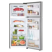 LG 375L Top Freezer Refrigerator with Smart Inverter Compressor™ in Platinum silver, GT-B3723PY