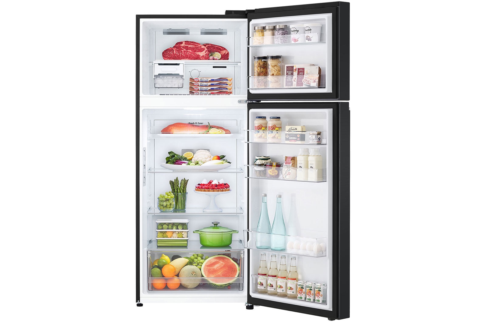 LG 395L Top Freezer with Smart Inverter Compressor™ in Essence Matte Black, GT-B3953EP