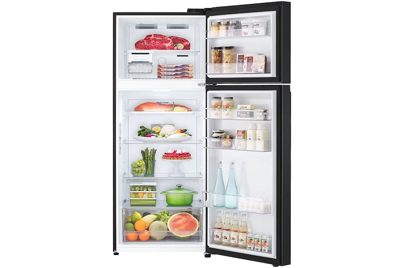 LG 395L Top Freezer with Smart Inverter Compressor™ in Essence Matte Black, GT-B3953EP