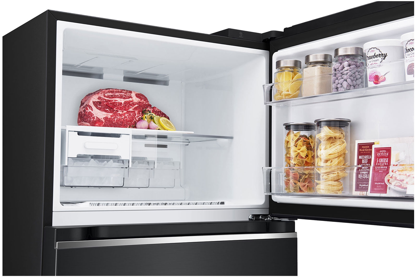 LG 395L Top Freezer with Smart Inverter Compressor™ in Essence Matte Black, GT-B3953EP