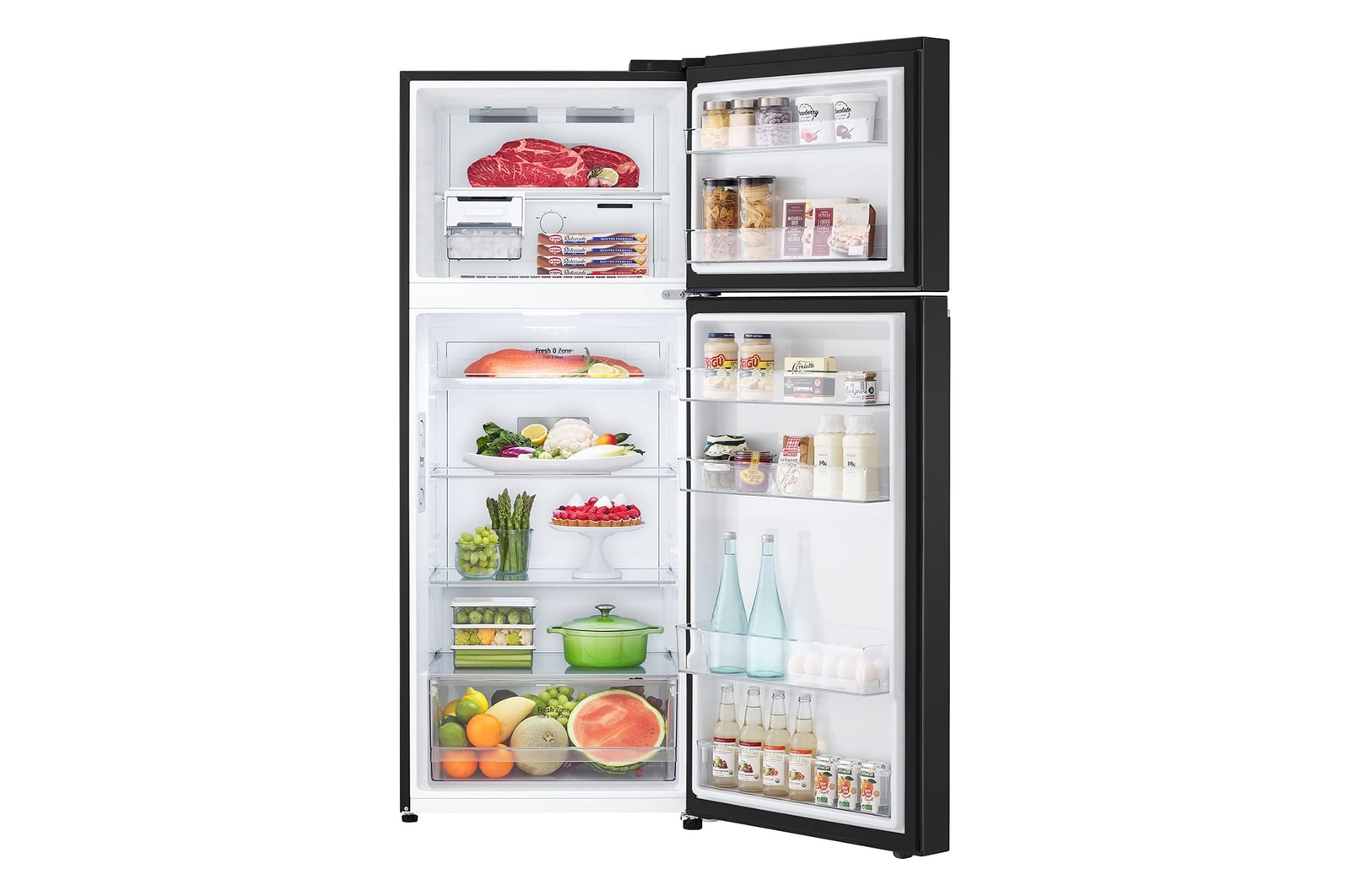 LG 395L Top Freezer with Smart Inverter Compressor™ in Essence Matte Black, GT-B3953EP