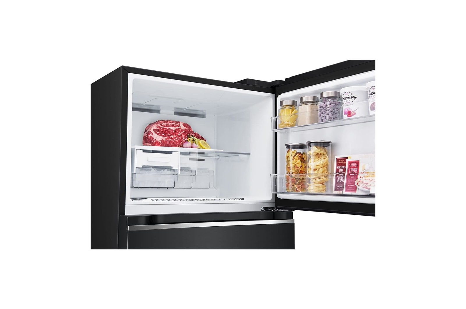 LG 395L Top Freezer with Smart Inverter Compressor™ in Essence Matte Black, GT-B3953EP