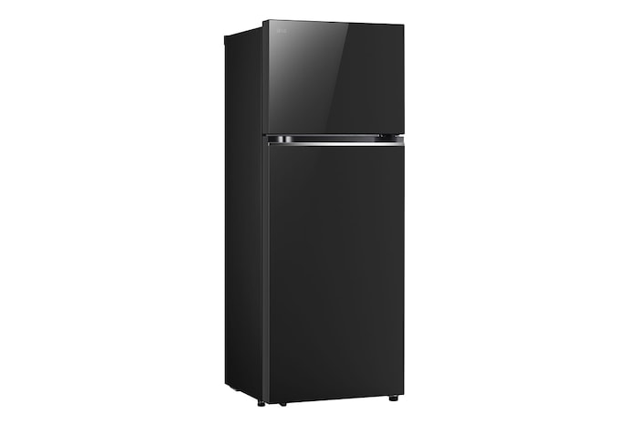 LG 461L Top Freezer Refrigerator in Black Glass, GT-B4604BM