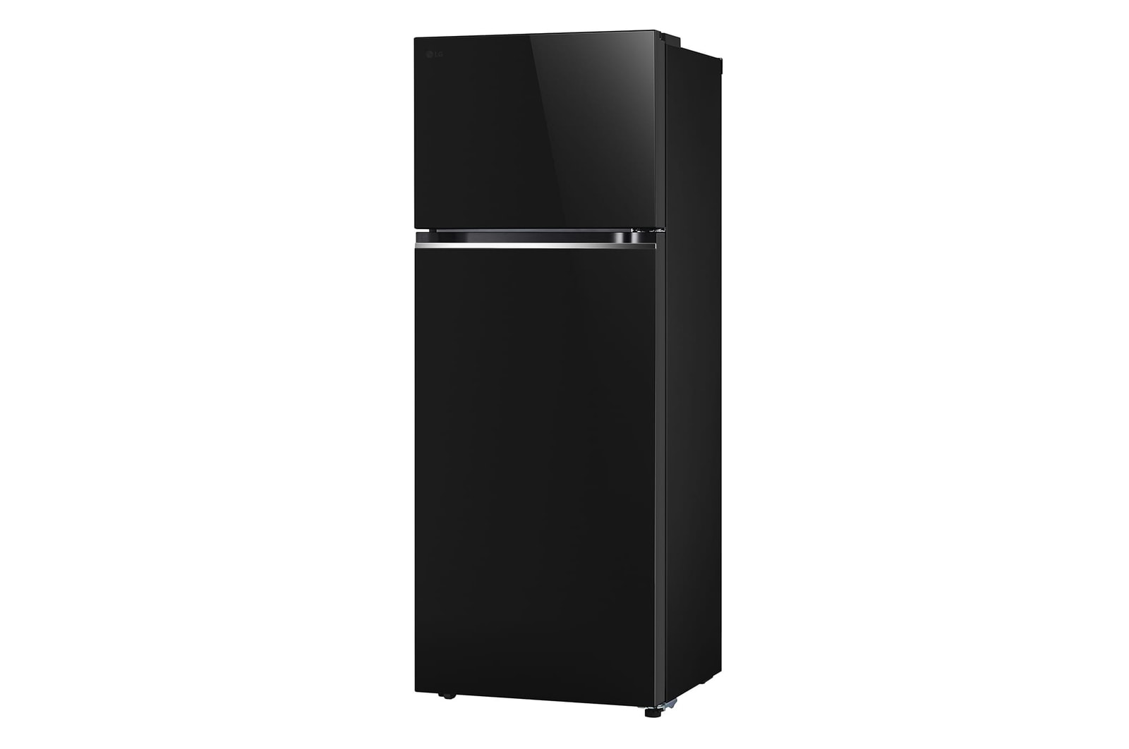 LG 461L Top Freezer Refrigerator in Black Glass, GT-B4604BM
