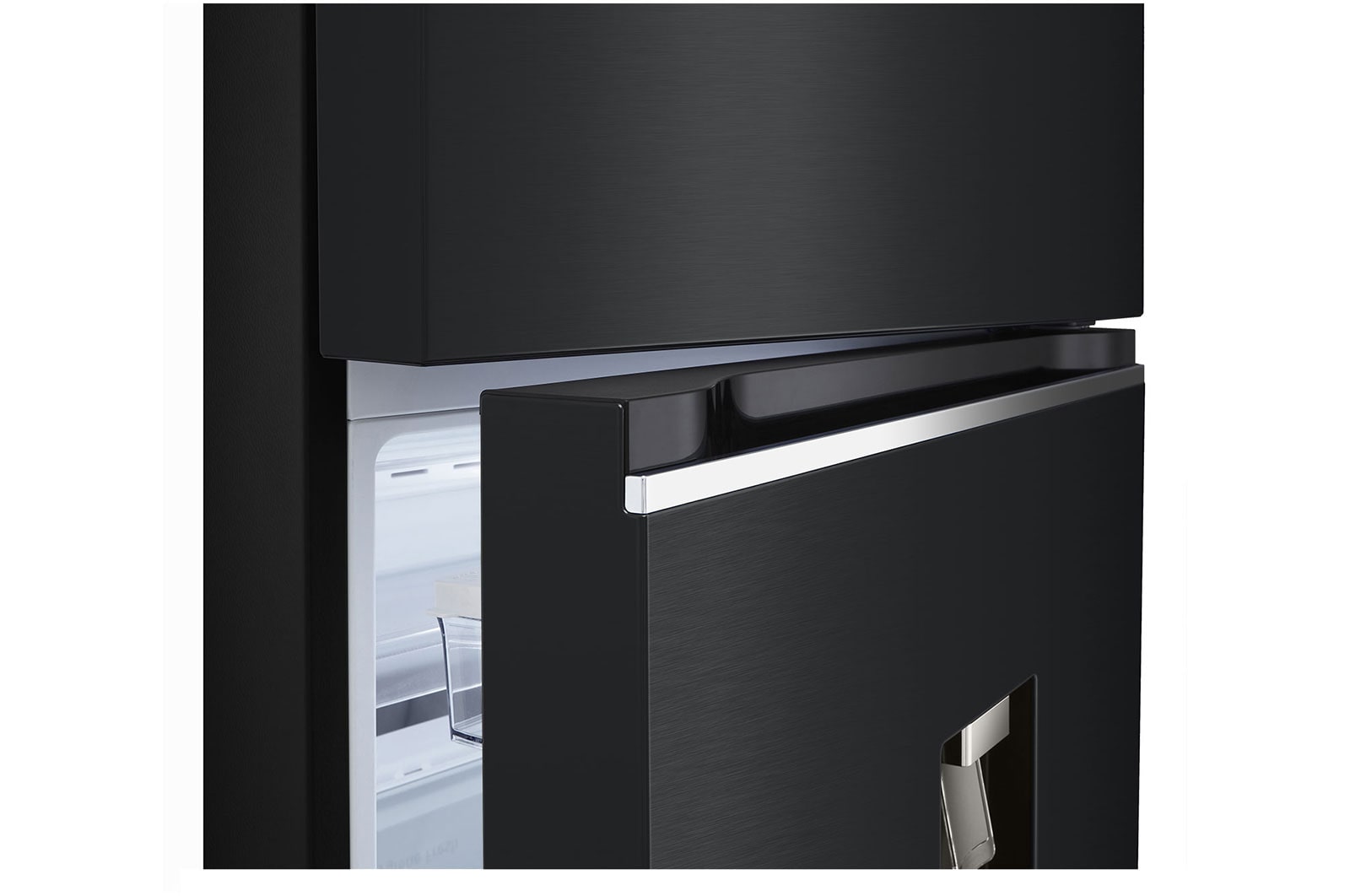 LG 383L Top Freezer Refrigerator with Smart Inverter Compressor™ in Essence Matte Black, GT-F3953EP