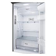 LG 383L Top Freezer Refrigerator with Smart Inverter Compressor™ in Essence Matte Black, GT-F3953EP