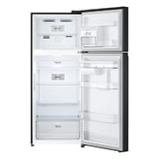 LG 383L Top Freezer Refrigerator with Smart Inverter Compressor™ in Essence Matte Black, GT-F3953EP