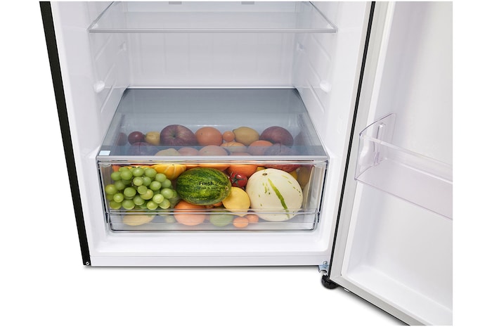 LG 449L Top Freezer Refrigerator with Smart Inverter Compressor™ in Essence Matte Black, GT-F4604EP