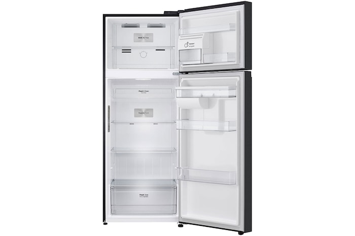 LG 449L Top Freezer Refrigerator with Smart Inverter Compressor™ in Essence Matte Black, GT-F4604EP