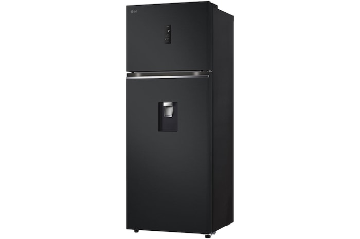 LG 449L Top Freezer Refrigerator with Smart Inverter Compressor™ in Essence Matte Black, GT-F4604EP