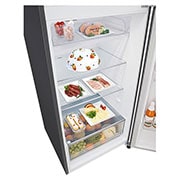 LG 449L Top Freezer Refrigerator with Smart Inverter Compressor™ in Essence Matte Black, GT-F4604EP