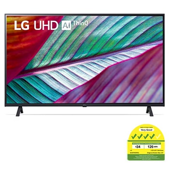 A front view of the LG UHD TV