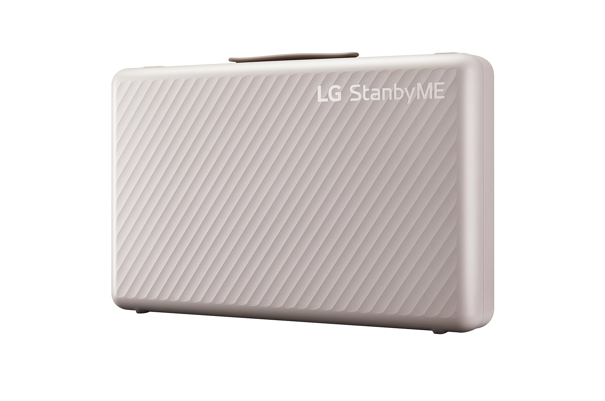 45 degree side view of the product that shows a logo