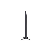 Slightly-angled left-facing side view of LG NanoCell TV, NANO81