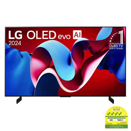 LG OLED evo AI 2024 本体 42 inch LG OLED evo AI C4 4K Smart TV 2024 -OLED42C4PSA.ATC