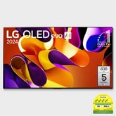 LG OLED evo AI G4 55 inch TV 4K Smart TV 2024 | Gallery Edition | Wall mounted TV | TV wall design | Ultra HD 4K resolution | AI ThinQ