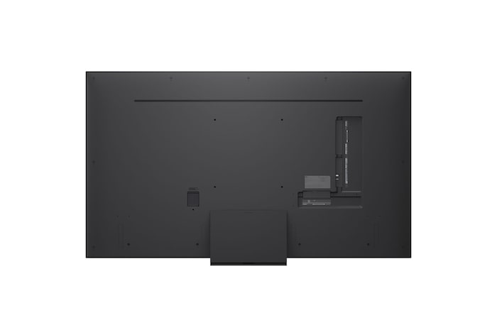 LG AI Magic Remote in front of an LG TV screen. On the screen is a personalized greeting from the LG AI with custom keywords based on the user's search and watch history. By the remote is an icon and label showing that the AI Concierge functionality is easily accessible with one short press on the AI button.