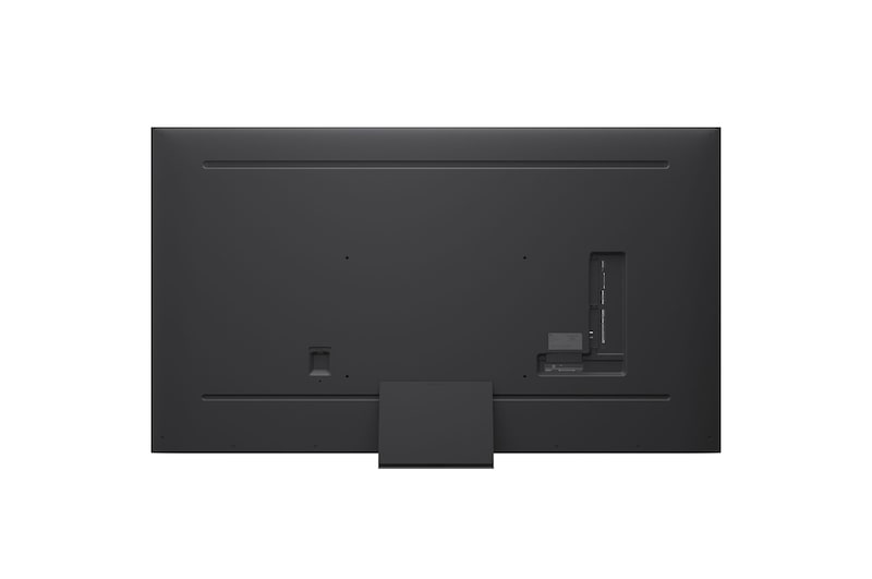 Rear view of LG QNED evo TV