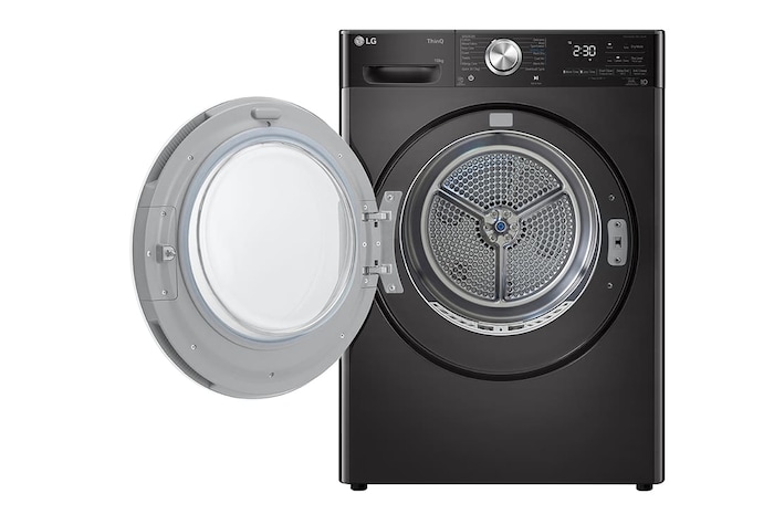 LG 10kg Dual Inverter Heat Pump™ Dryer in Black Steel, TD-H10VBD