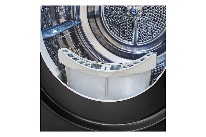 LG 10kg Dual Inverter Heat Pump™ Dryer in Black Steel, TD-H10VBD