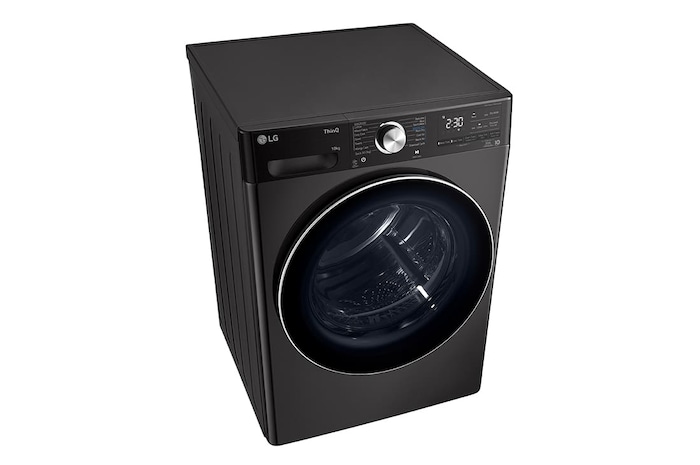 LG 10kg Dual Inverter Heat Pump™ Dryer in Black Steel, TD-H10VBD