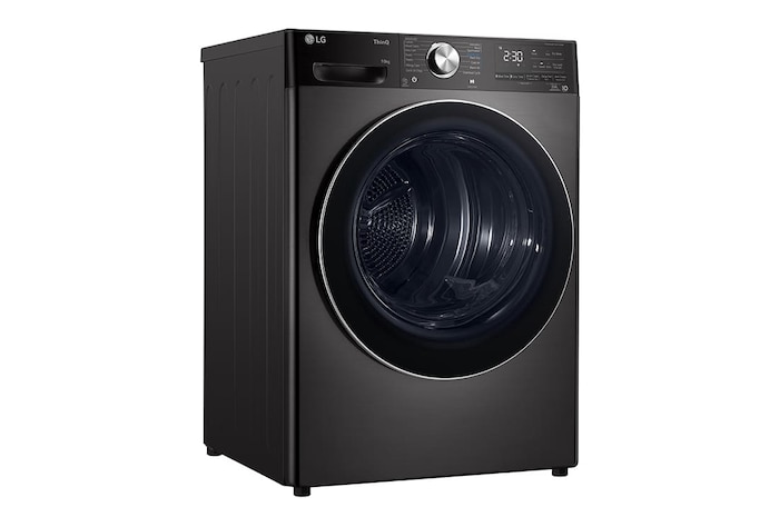 LG 10kg Dual Inverter Heat Pump™ Dryer in Black Steel, TD-H10VBD