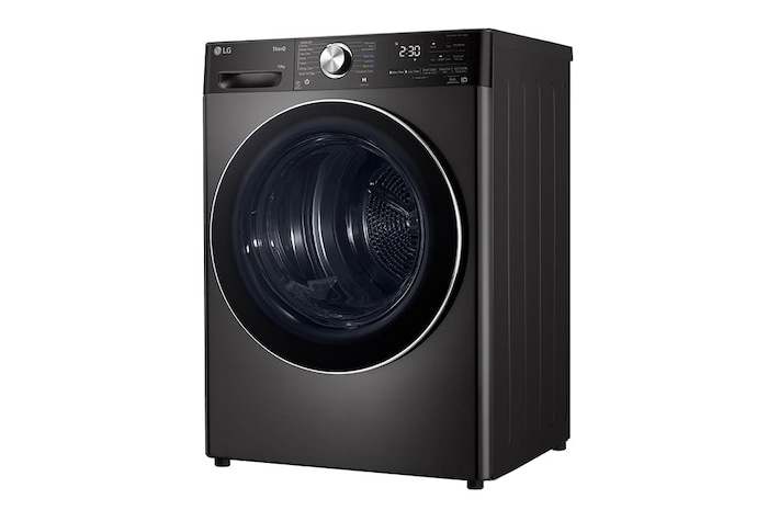 LG 10kg Dual Inverter Heat Pump™ Dryer in Black Steel, TD-H10VBD