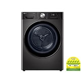 LG 10kg Dual Inverter Heat Pump™ Dryer in Black Steel