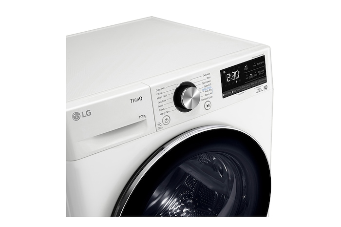 LG 10kg Dual Inverter Heat Pump™ Dryer in White, TD-H10VWD