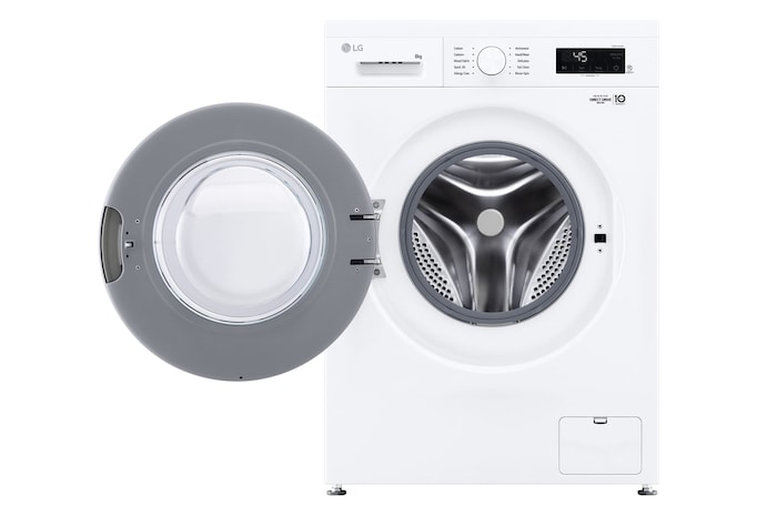 LG 8kg Front Load Washing Machine, FB1208S6W