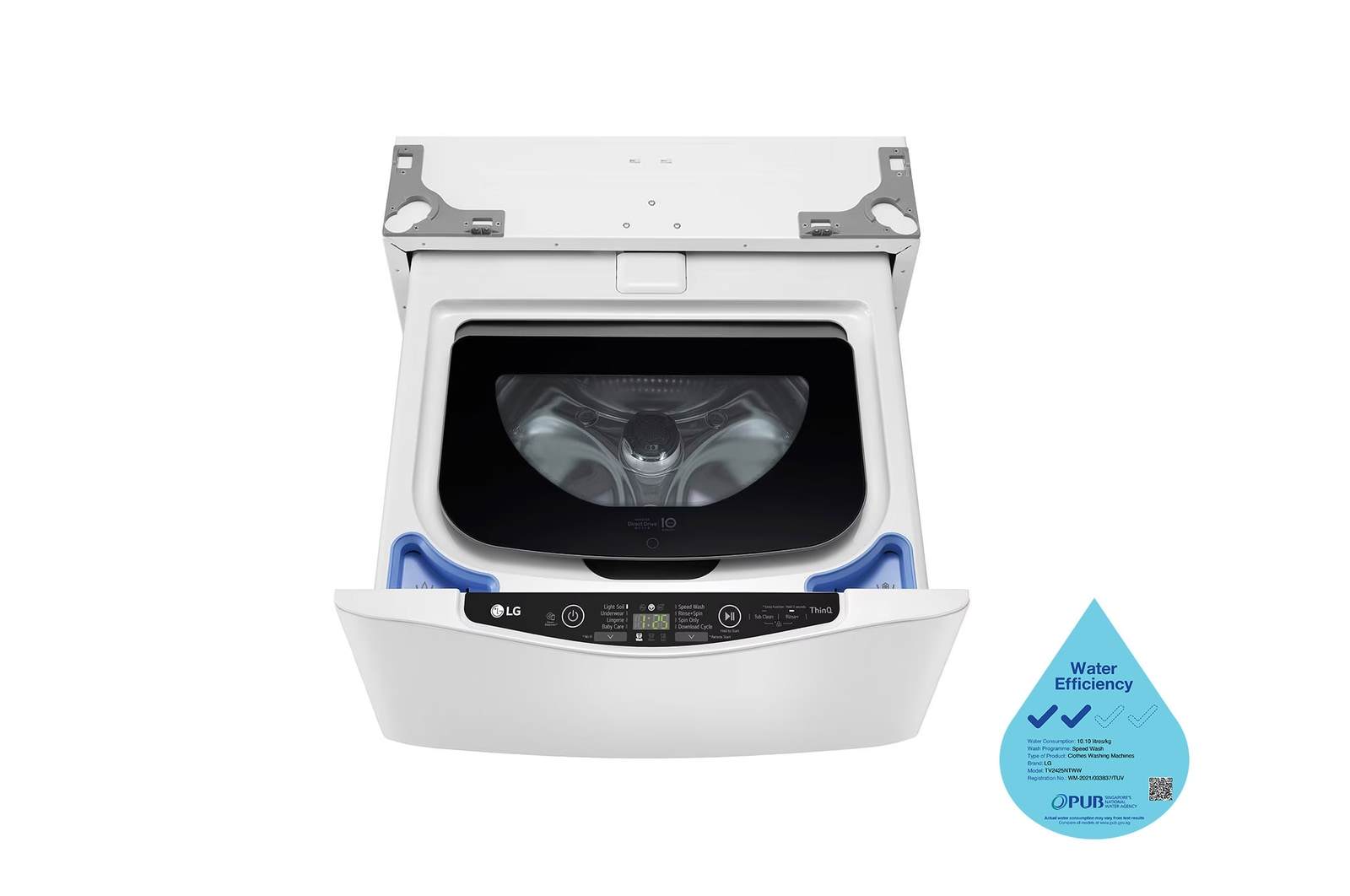 LG 2.5 kg, TWIN Load Smart Washing Machine with Slim Inverter DD, TV2425NTWW