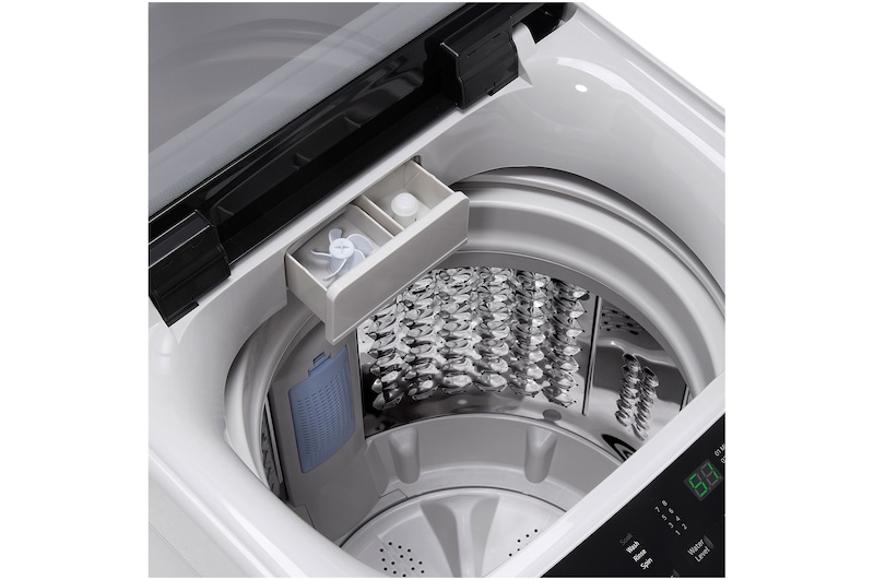 LG 8KG Top Load Washing Machine, Gray, T2108NT1G