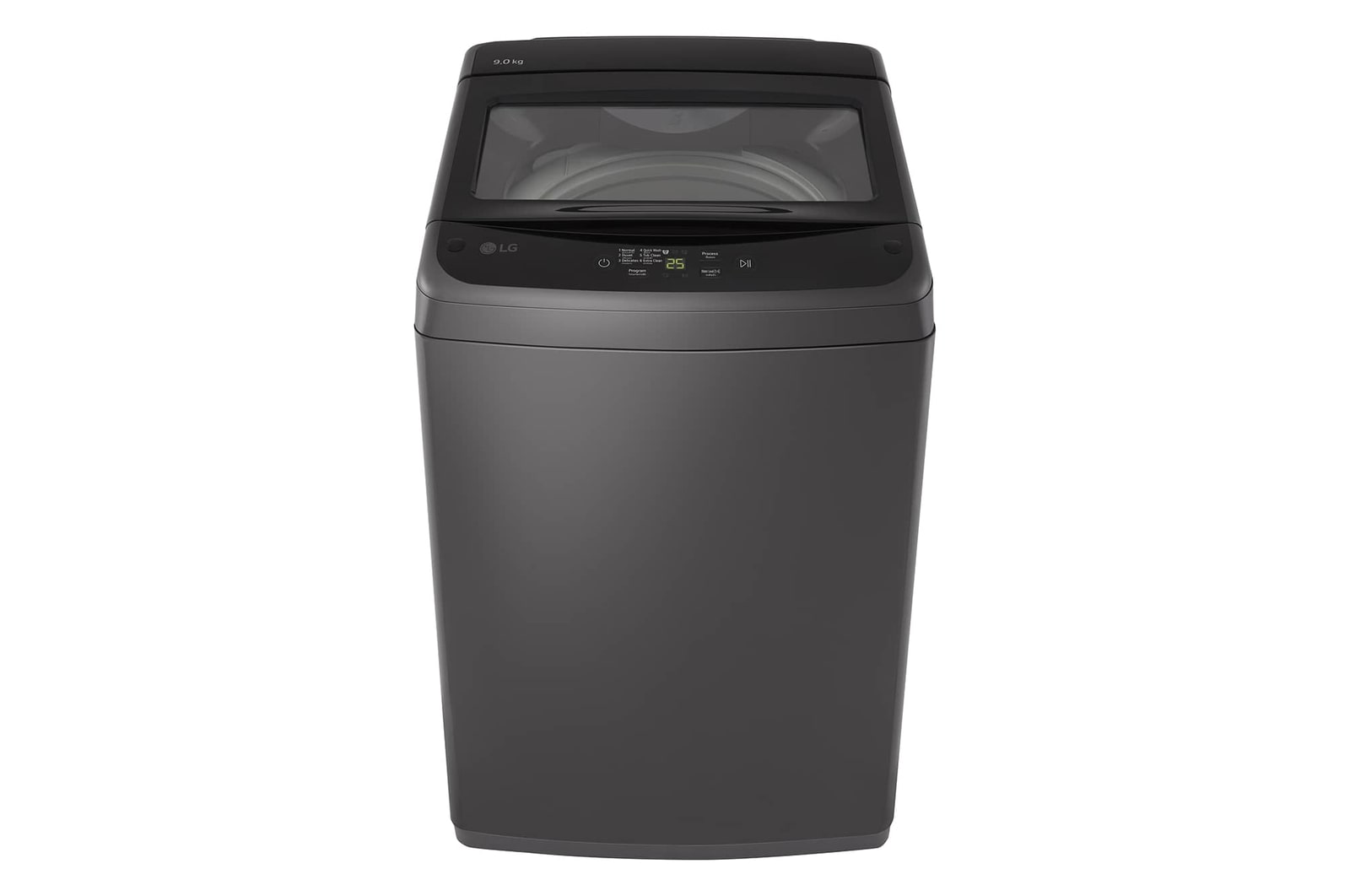 LG 9KG, Top Load Washing Machine in Middle Black, T2109NBTB