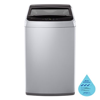 LG 7.5KG Top Load Washing Machine, Middle Free Silver, T2175NBTM
