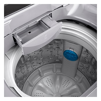 LG 7.5KG Top Load Washing Machine, Middle Free Silver, T2175NBTM