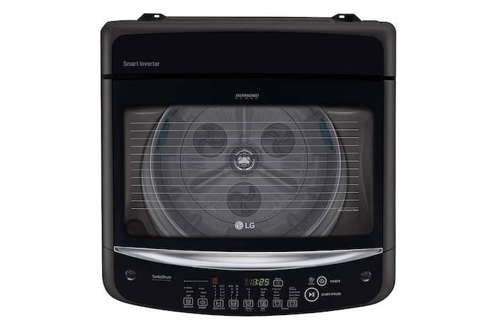 LG 10kg Smart Inverter Top Load Washing Machine in Middle Black, T2310VSAB