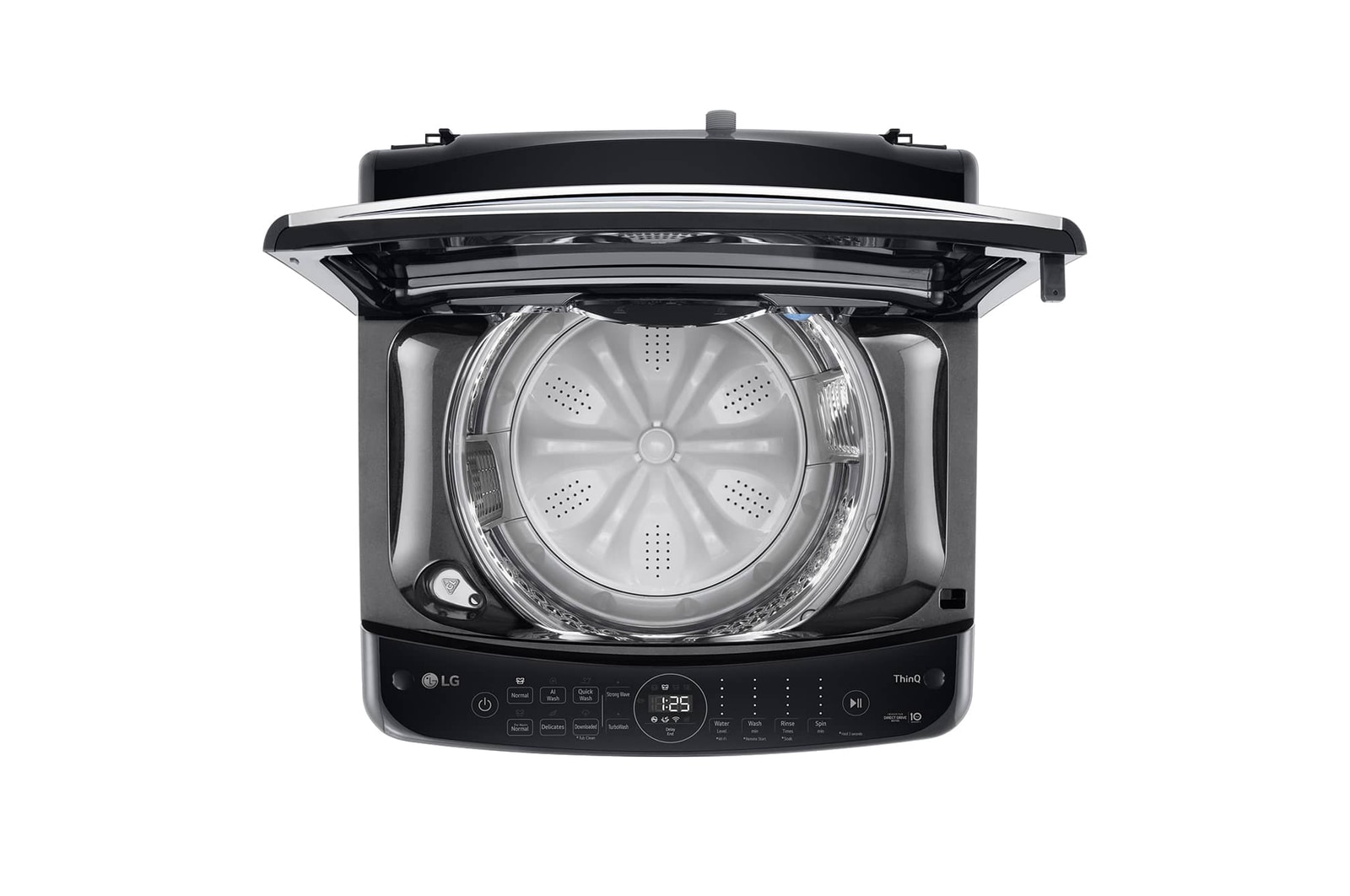  Top view with door open